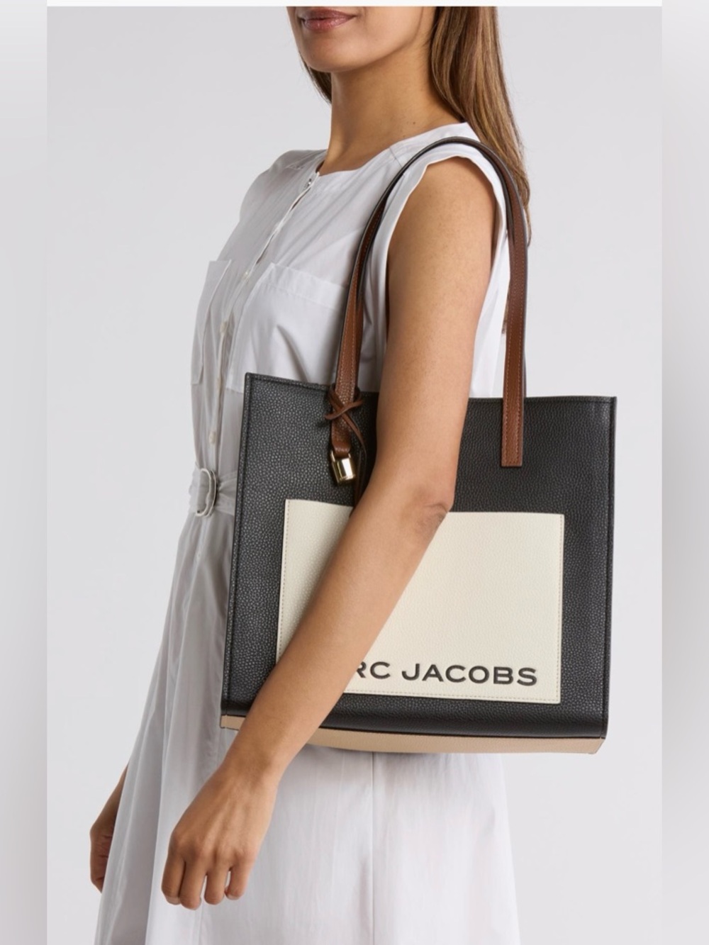 Marc Jacobs Color Block Grind Tote - Picture 2 of 11